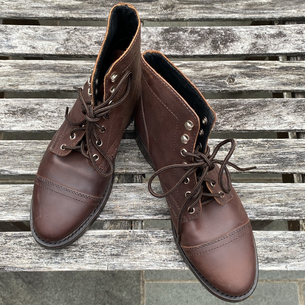 Thursday Boots Captain Boots in Adobe, 8